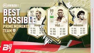 BEST POSSIBLE PRIME ICON MOMENTS TEAM! | FIFA 20 ULTIMATE TEAM