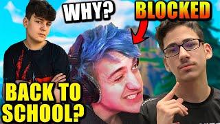 Clix BORED of Fortnite? Going BACK to School? FaZe Sway LEAKS his only Block.. NINJA! Kiwiz New ORG!