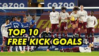 Top 10 Free Kick Goals Of The Year