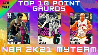 TOP 10 POINT GUARDS IN NBA 2K21 MYTEAM! WHICH ONES ARE THE BEST? ARE THEY GOOD?