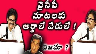 వైసీపీ మాటలకు అర్థాలే వేరులే ! NIJAMAA ?