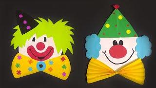 2 top Joker Or Joker Mask With Paper | Easy Paper Craft Idea | Paper Origami Easy