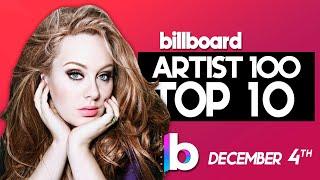 Billboard Artist 100 Top 10 December 4th, 2021 Countdown