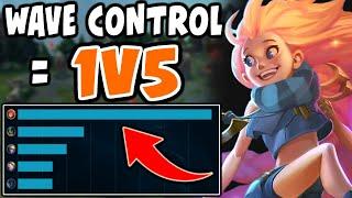 Wave control allowed me to 1v5 a game, this is how I did it | Challenger Zoe | 10.8