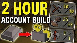 How to Build an Account in 2 Hours that Earns Bonds! Building a Crafting Alt Account! [OSRS]