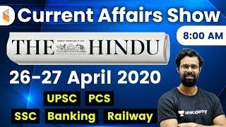 8:00 AM - Daily Current Affairs 2020 by Bhunesh Sir | 26-27 April 2020 | wifistudy