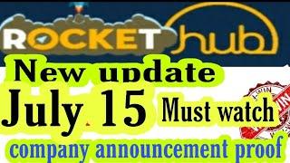 Rockethub new update - Jun 10th - Top leader information - please watch this video