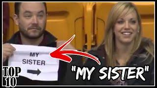 Top 10 Funny Kiss Cam Fails