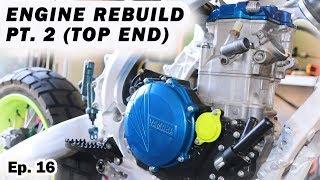 YZ450F Supermoto Build: Engine Rebuild Pt. 2! Top End Ep. 16