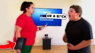 kid SLAPS mom to get PS4 back then.. (BIG MISTAKE)