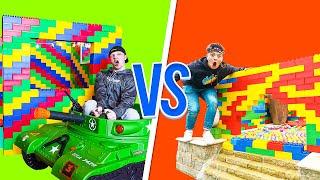 PRESTON vs UNSPEAKABLE LEGO HOUSE BATTLE!