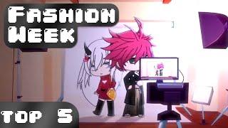 Top 5 Fashion Week Meme | Gacha Life