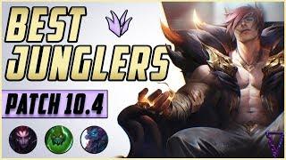 The BEST Junglers For All Ranks! | Patch 10.4 Cinderhulk Buffs | Tier List League of Legends