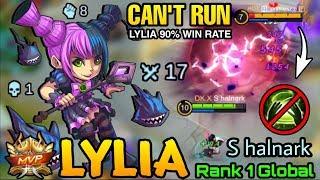 Lylia 90% Win Rate Totally Dominate the Game - Top 1 Global Lylia S halnark - Mobile Legends