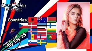 EUROVISION 2020: My Top 25 | w/ Ratings