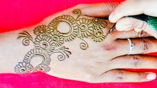 back hand Arabic mehndi design-latest Arabic mehndi for wedding-party wedding special mehandi