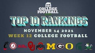 College Football Top 10 - Week 12 - November 14th