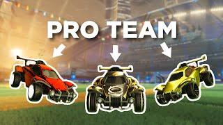 We challenged a pro Rocket League team (top 3 in the world) and it didn't go terribly...