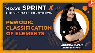 Periodic Classification of Elements Sprint X | Class 10 Chemistry Science Chapter 5| NCERT Solutions