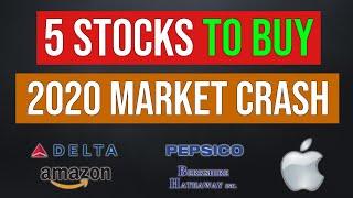 5 Stocks To Buy In The 2020 Stock Market Crash