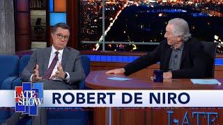 Robert De Niro Turns The Tables On Stephen Colbert