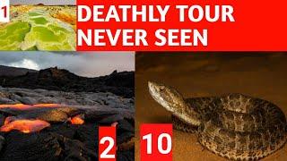 Top 10 BEAUTIFUL BUT DANGEROUS TO VISIT THE TOURIST PLACE|RISKY TOUR