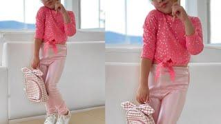 6 to 7 year baby girl designer top cutting and stitching very easy method full tutorial