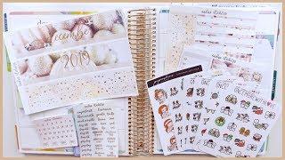 Plan with Me: December 2019 - Erin Condren Life Planner & Sadie's Stickers | Romina Vasquez