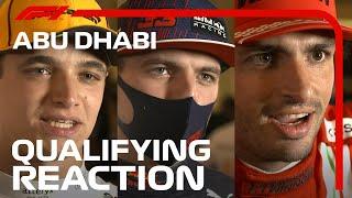 Drivers React After Qualifying | 2021 Abu Dhabi Grand Prix