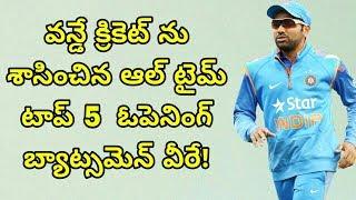 Top 5 Openers in ODI Cricket in Telugu | Best Openers in ODI Cricket History