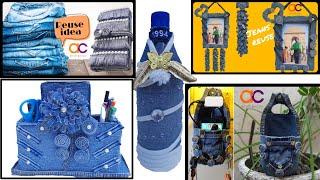 Top 5 Jeans Home Decoration Idea at home Easy Step By Step | Home Decoration | Art With Creation