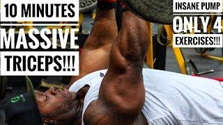 10 MINUTES TRICEPS WORKOUT FOR A MASSIVE PUMP