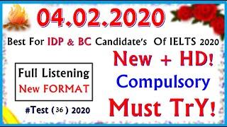 IELTS LISTENING PRACTICE TEST 2020 WITH ANSWERS | 04.02.2020