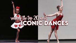 Ranking the Top 20 Most Iconic Dances!! || 3K GROUP COLLAB || Dance Moms