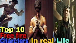 Top 10 Free fire characters in real life ||Free fire character in real life ||2020