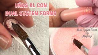 #DUALSYSTEM/UÑAS XL CON DUAL SYSTEM/EFECTO OMBRE 