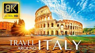 Stunning Trip to ITALY in 8K ULTRA HD - Travel to Best Places in Italy with Relaxing Music 8K TV