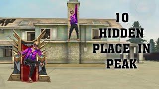 Top 10 hidden place in peak