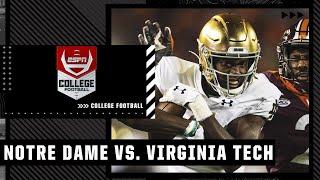 Notre Dame Fighting Irish at Virginia Tech Hokies | Full Game Highlights