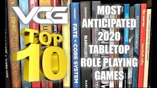 TOP 10 MOST ANTICIPATED TABLETOP ROLE PLAYING GAMES for 2020