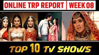 ONLINE TRP REPORT WEEK 08 : Top 10 Shows, anupamaa, imlie,YRKKH, kundali bhagya, kuch to hai naagin