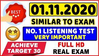IELTS LISTENING PRACTICE TEST 2020 WITH ANSWERS | 01.11.2020