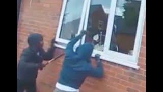 Thieves Breaking Into A House Didn't Know Their On Camera