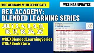 REX ACADEMY FREE WEBINARS FOR TEACHERS I JULY 2020