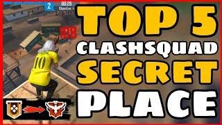 Top 5 Clash Squad Secret Place || Part -5 || Tips and Tricks Garena Free Fire -4G Gamers