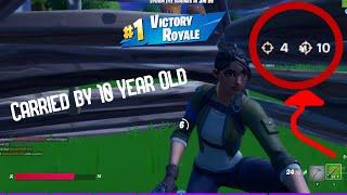 I Get Carried by the *BEST* 10 Year Old in Fortnite