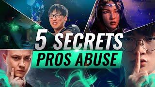 5 SECRET Tips Pros ABUSE To Become INSANELY GOOD - League of Legends