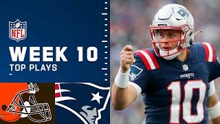 Patriots Top Plays from Week 10 vs. Browns | New England Patriots