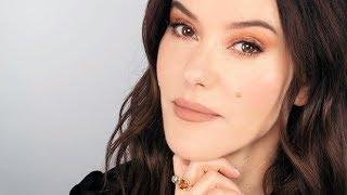 Peachy Caramel Tonal Makeup Look