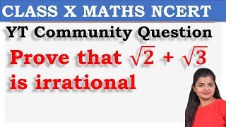 Question-4 asked by students on community | Class 10 Maths CBSE @MathsTeacher​